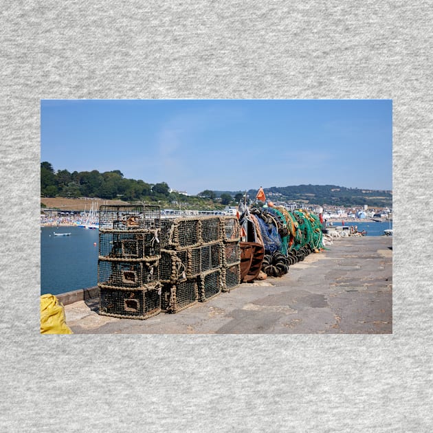 Lobster Pots on The Cobb, Lyme Regis, Dorset by GrahamPrentice